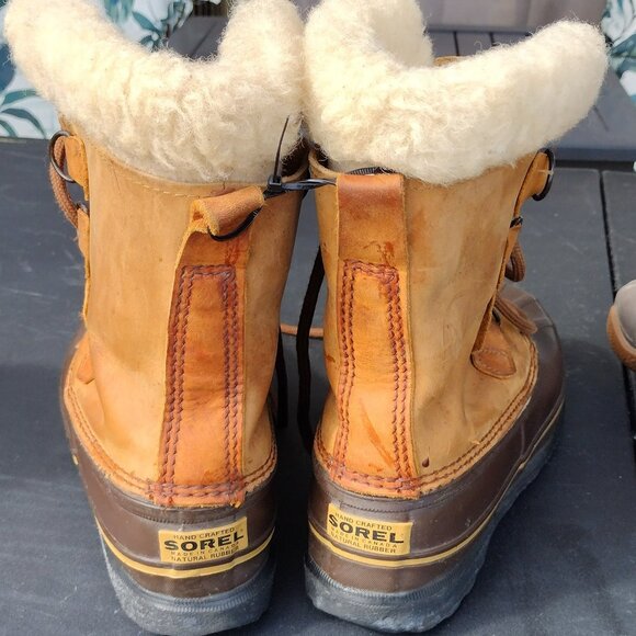 Sorel Women’s Snow Boots Size 8 Sherpa Lined Waterproof Winter Ski Outdoor Lace - Picture 4 of 8